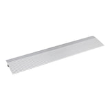 Garvee Rampa Umbral Portátil de Aluminio para Sillas de Ruedas, Capacidad 363 kg, Antideslizante, Ligera y Modular para Hogar y Oficina - Plata-1 Pieza