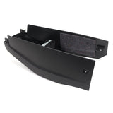 Garvee Consola Central de Repuesto en ABS Resistente con Apoyabrazos y Compartimento para Coche, Negro