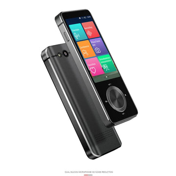 Garvee Traductor Instantáneo M9 - 12 Idiomas Offline - Compacto y Portátil - Negro - Ideal para Viajes y Negocios