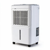 Garvee Deshumidificador Domestico Silencioso en Plastico Resistente con Asa Portatil y Facil Drenaje, 12 Litros Blanco