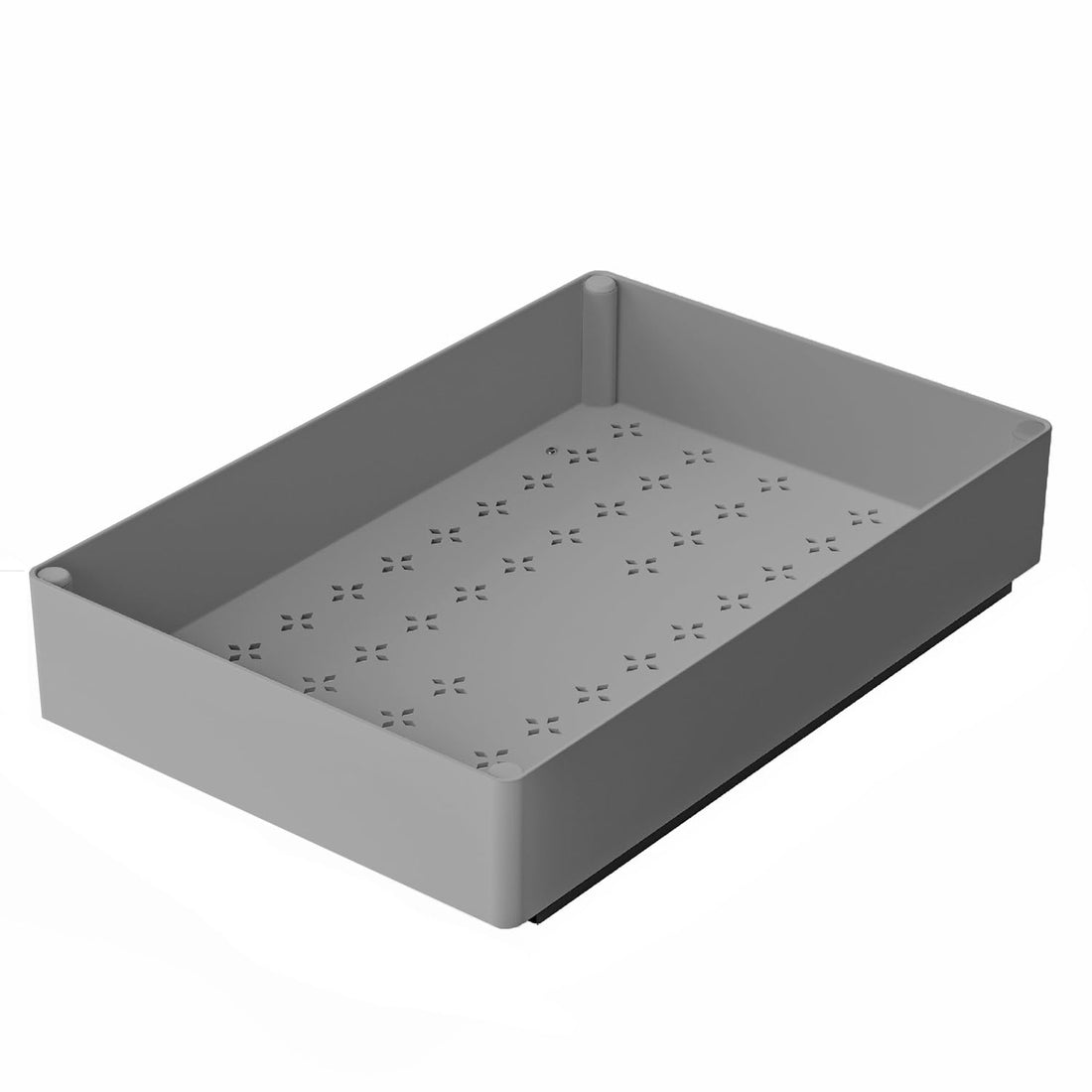 Garvee Organizador Telescópico Extraíble Grande de ABS Gris 27x40x7cm, Rieles Metálicos, Adhesivo, Estante Multicapa para Cocina, Despensa y Baño