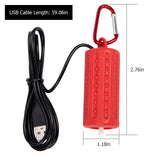 Garvee Tanque De Peces Portátil Mini USB Acuario Bomba De Aire Silenciosa Ahorro De Energía Rojo - Rojo