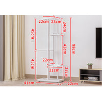 Garvee Estante para plantas de 5 niveles, soporte metálico para 6 macetas, interior y exterior, ligero y compacto