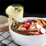 Garvee Miska Para Musli Y Ensalada 15 cm 650 ml Porcelana Crema Blanca Set 6 Piezas Resistente Microondas Para Cenas Familiares