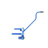 Garvee Carro Elevador de Neumaticos Ajustable con Plataforma Movil y Ruedas Giratorias Soporta 220 kg, Azul
