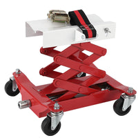 Garvee Herramienta de Elevación para Autos 204 kg Acero Resistente Ajustable Estable y Seguro Uso Profesional en Talleres Mecánicos Color Rojo