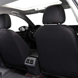 Garvee Fundas de Asiento Universales de Cuero PU Perforado Transpirables y Lavables Nueve Unidades, Gris