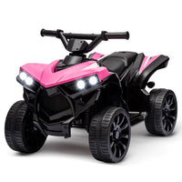Garvee Quad Eléctrico 6V ATV, Seguro, 2-5 años, Interior y Exterior, Rosa
