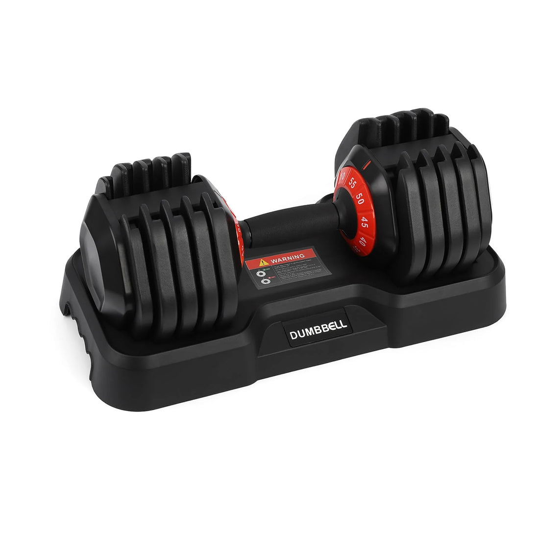 Garvee Mancuernas Ajustables 4,5-25 kg con Dial Rápido y Bloqueo Dual para Entrenamiento en Casa, Hierro Fundido, Agarre Antideslizante, Bandeja de Almacenaje