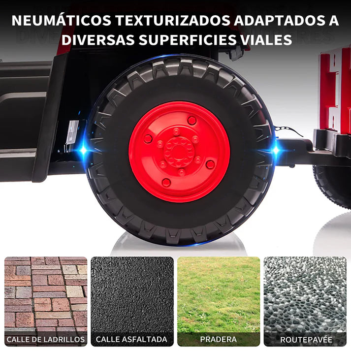 Tractor eléctrico con batería potente