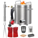 Garvee Kit de Horno de Fundición Pro 12kg  Horno de Propano para Metales con Crisol y Pinzas