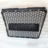 Garvee Rejilla Delantera Estilo RS6 Para Audi A6 C6 2005-2011, Negro Brillante, ABS Resistente, Look Deportivo