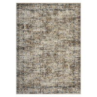 Garvee Alfombra Lavable Efecto Cachemira Base TPR Estilo Persa 240x340 cm Marrón para Salón y Dormitorio