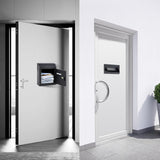 Garvee Buzón con Cerradura Resistente a la Intemperie Acero Galvanizado Protección con Combinación Montaje en Pared Para Hogar y Porche - Through-Door Cm-Ble-001