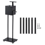 Garvee Buzón De Correo Con Cerradura De Combinación, Acero Galvanizado Resistente, Montaje En Pared, Negro Para Hogar Y Porche - Floor-Standing Ld-Ble-003