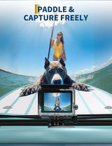Garvee Tabla de Paddle Inflable 3.2/3.4 m con Accesorios Premium para Yoga y Pesca, Base EVA Antideslizante, Bolsa Ligera, Estabilidad Superior, Montura Cámara 360° - Azul Pavo Real