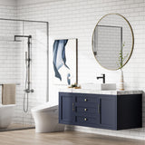 Garvee Lavabo de Baño Rectangular Cerámico Moderno para Encimera 20x17.7x5.1 in Blanco Brillante - Countertop