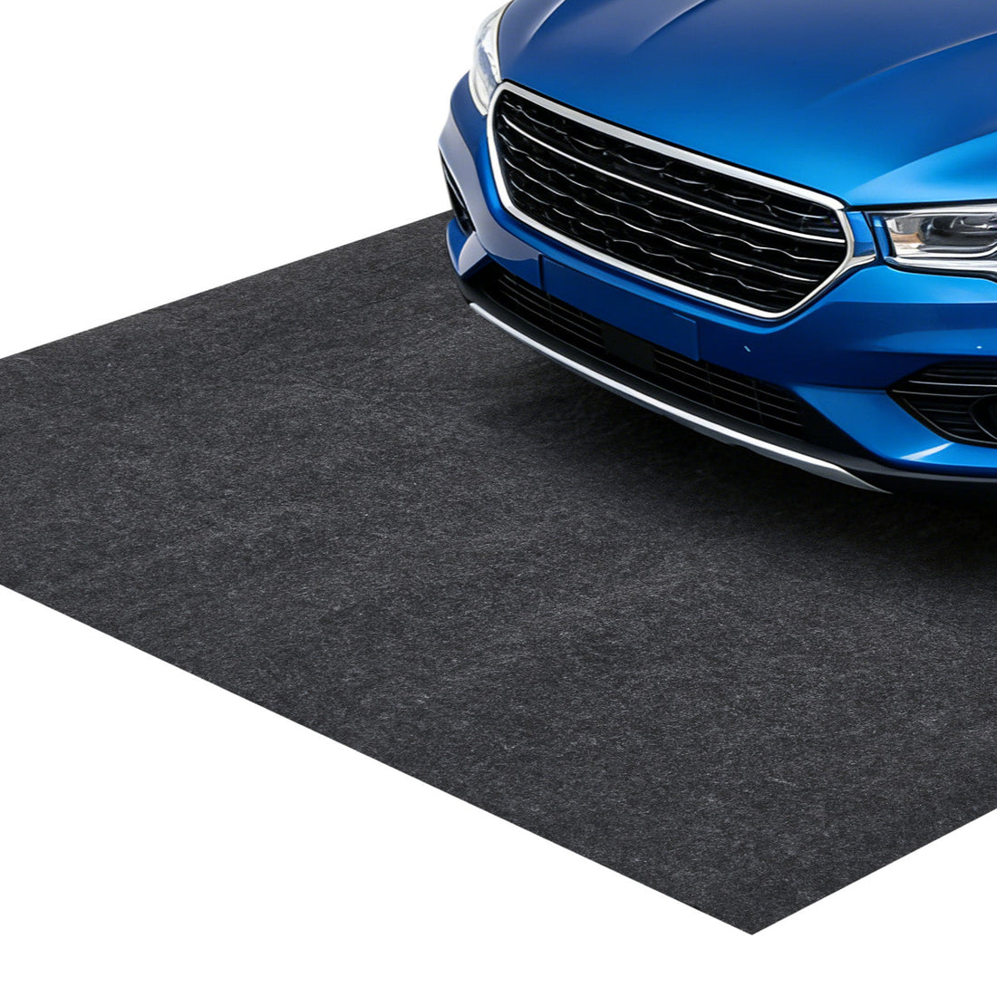 Garvee Alfombra Protectora de Suelo para Garaje 224x610 cm Absorbente y Resistente a Fluidos con Base Impermeable Gris Oscuro
