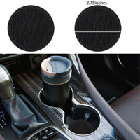 Garvee Set 10 Fundas Volante Coche Cuero Sintético Negro Protector Cinturón Portavasos