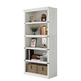 Garvee Estantería independiente moderna Garvee de 5 estantes con compartimento abierto para oficina en casa o biblioteca 80 × 32.5 × 171.2 cm blanco - Blanco