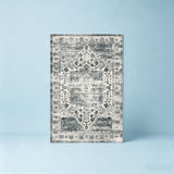 Garvee Alfombra Moderna de Poliester Suave Lavable a Maquina Plegable Antideslizante y Resistente, 80x150 cm Gris