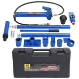 Garvee Kit Gato Hidraulico Separador para Reparacion de Carroceria de Acero Resistente con Maletin, 10 Toneladas Naranja - Naranja