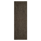 Garvee Alfombra Decorativa Lavable Antideslizante de Pelo Corto Fácil Limpieza para Pasillo 60x230cm Marrón - Marrón