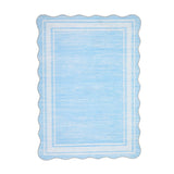 Garvee Alfombra Moderna Lavable Antideslizante de Poliéster Suave y Plegable para Salón 160x230cm Azul Claro