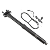 Garvee Tija Telescópica con Cableado Interno y Ajuste Remoto para Bicicleta de Montaña 125mm 30.9x395mm - Negro