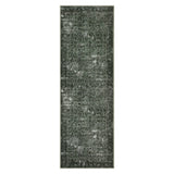 Garvee Tapete Floral Antideslizante de Pelo Corto para Espacios con Mascotas y Niños 80x150cm Verde Oscuro - Verde Oscuro