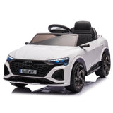 Garvee Coche Eléctrico Infantil de 12V 4.5AH de PP con Mando a Distancia Juguete Seguro Estándar EU Blanco