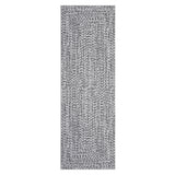 Garvee Alfombra de Pasillo 60x230 cm Lavable a Máquina Corredor Antideslizante Plegable de Pelo Corto Gris - Gris