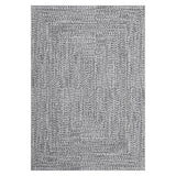 Garvee Alfombra Decorativa Moderna Lavable Suave y Resistente a Manchas para Dormitorio 120x170cm Gris Claro - Gris