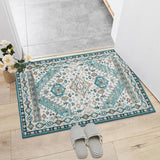 Garvee Alfombra Larga Vintage Lavable a Máquina Diseño Oriental Antideslizante Suave y Resistente de Poliéster para Salón o Dormitorio 200x290cm Gris
