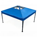 Garvee Carpa Plegable Comercial de 3x3m con Ventilación Superior Tubos de Acero sin Cortinas Azul