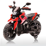 Garvee Moto Eléctrica Infantil de 6V 4AH de PP Vehículo de Juguete con Batería Recargable Estándar EU Rojo