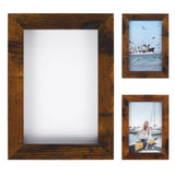 Garvee Set de 10 Marcos de Fotos Collage de MDF Estilo Rústico Vintage para Decoración de Pared Color Vintage
