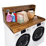 Garvee Estante Organizador Alto e Impermeable de MDF Antideslizante para Lavadora y Secadora, Blanco