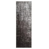 Garvee Alfombra Lavable Efecto Cachemira con Base TRR Diseño Degradado Antideslizante para Salón 200x290cm Gris Oscuro