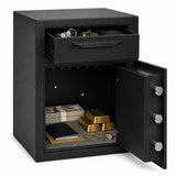 Garvee Caja Fuerte Digital de Acero de 73L con Huella Dactilar Contraseña y Llave de Respaldo Negro