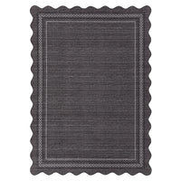 Garvee Alfombra Lavable Antideslizante Estilo Suave Terciopelo Fácil de Limpiar para Salón Dormitorio y Comedor 160x230 cm Negro Carbón
