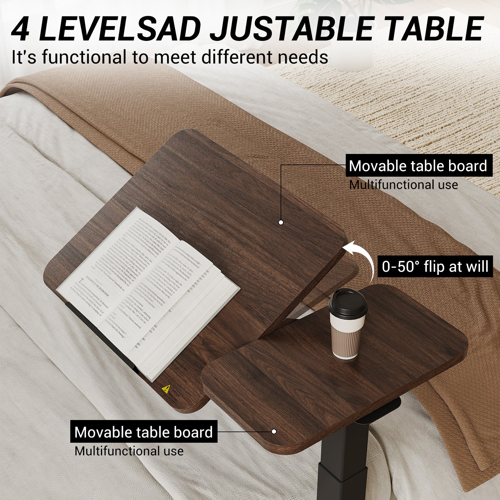 Tablero inclinable basculante para lectura y ordenador portatil
