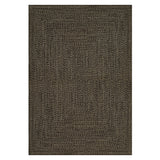 Garvee Tapete Moderno de Pelo Bajo Lavable y Suave Antideslizante para Pasillo o Cocina 120x170cm Marrón - Marrón