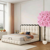 Garvee Árbol Artificial de Flor de Cerezo de Doble Tronco Decoración Realista para Interior y Exterior 182cm