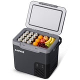 Garvee Nevera Portátil para Coche 18 L, Compresor de -20 °C a 20 °C, APP Inteligente, Placa de Carga de Batería, 12V/24V, con Asa, Gris Oscuro - Gris Oscuro