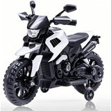 Garvee Moto Eléctrica Infantil de 6V y 4AH de PP Vehículo de Juguete sin Control Remoto Estándar EU Blanco