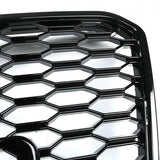 Garvee Rejilla Protectora Frontal Central de ABS para Peugeot 208 2015 a 2018 Cromada