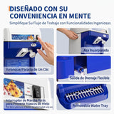 Garvee Máquina Trituradora de Hielo Comercial de ABS Motor de 500W y Depósito de 2L Estándar EU Azul