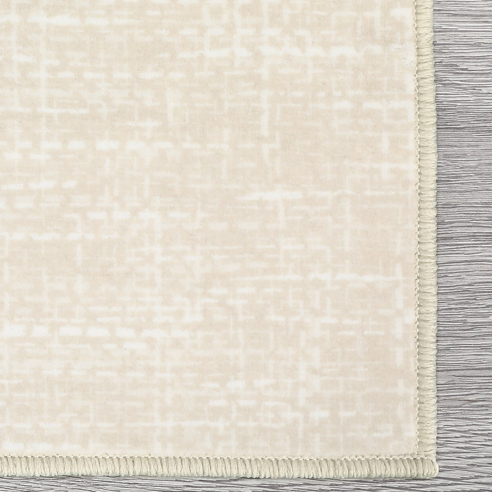 Garvee Alfombra Lavable de Poliéster Base TPR Diseño Moderno Antideslizante 200x290 cm Beige para Salón Dormitorio y Oficina