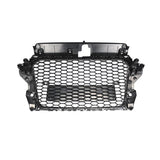 Garvee Rejilla Delantera Tipo Panal en ABS Duradero Marco Negro para Faros Antiniebla Tuning Exterior y Protector de Parachoques